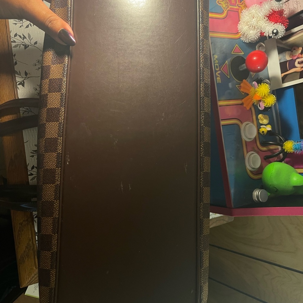 Louis Vuitton Brown Checkered Tote - Picture 2 of 16
